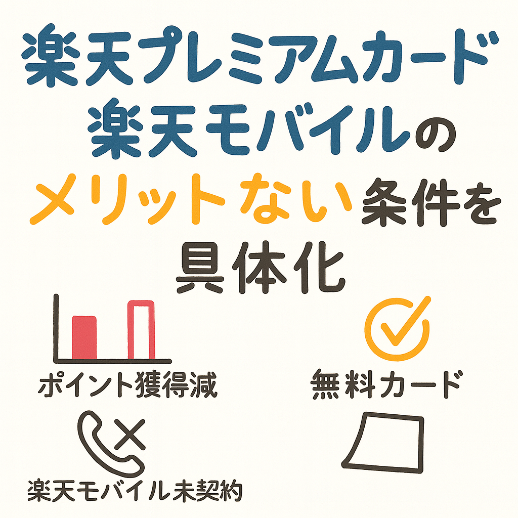 楽天プレミアムカードのメリット
