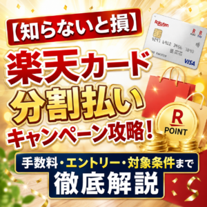 楽天カード 分割払い キャンペーン 攻略